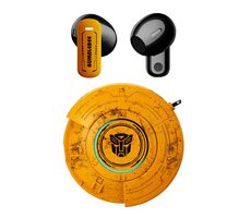 TWS Transformers TF-T31 Żółty / Słuchawki bezprzewodowe / Mikrofon / BT 5.4 / Etui ładujące 