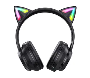 ONIKUMA B90 czarne / Słuchawki bezprzewodowe / Mikrofon / BT 5.0 / Gniazdo 3,5 mm / RGB