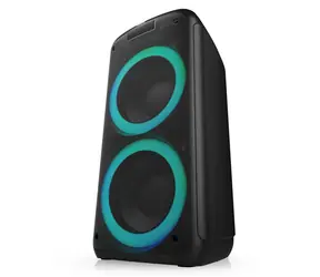 Niceboy PARTY Boss 2 czarny / Głośnik imprezowy / 200 W / gniazdo 3,5 mm / USB / microSD / BT 5.0