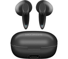Sencor SEP 530BT czarny / Słuchawki bezprzewodowe / mikrofon / Bluetooth 5.0 / etui ładujące 