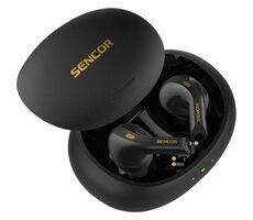 Sencor SEP 560BT czarny / Słuchawki bezprzewodowe / mikrofon / Bluetooth 5.3 / etui ładujące 
