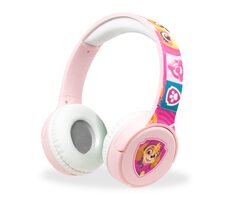 Słuchawki Bluetooth Paw Patrol różowe / Bezprzewodowe słuchawki dla dzieci 