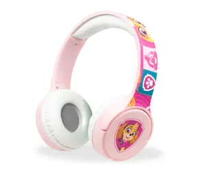 Słuchawki Bluetooth Paw Patrol różowe / Bezprzewodowe słuchawki dla dzieci 