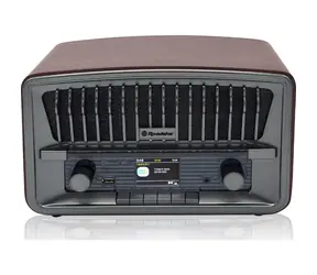ROADSTAR HRA-270D+BT brązowy / Radio retro / FM / PLL / DAB+ / CD / MP3 / 3,5mm / USB  