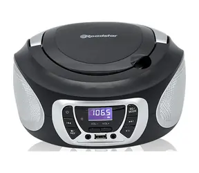 ROADSTAR CDR-365U/SL czarny / Radio z odtwarzaczem CD / FM / PLL / CD / MP3 / 3,5mm / USB  