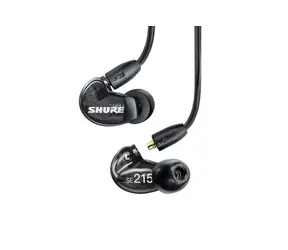 Shure AONIC 215 czarne / Słuchawki douszne / studyjne / 3,5 mm / kabel 1,27 m 
