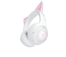 Razer Kraken Kitty V2 BT - biały / bezprzewodowy zestaw słuchawkowy do gier / mikrofon / Bluetooth 5.2 / RGB