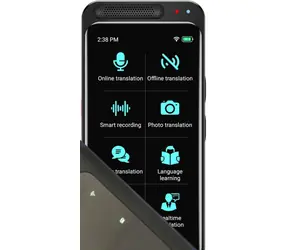 Ectaco Anobic AI Z6 Pro + router 4g/LTE tłumacz głosowy / WiFi / Hotspot / Offline / 2100mAh / ChatGPT 