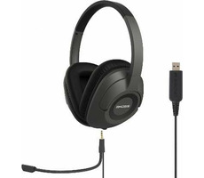 Rozpakowane - Koss SB42 czarne / słuchawki z mikrofonem / 2x jack 3,5 mm / 2,4m / bez kodu / rozpakowane
