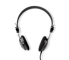 Nedis HPWD1104BK czarne / przewodowe słuchawki douszne / 3,5 mm / 1,10 m 