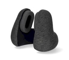 Nedis TRBT2400BK Słuchawki nauszne Szare / Bezprzewodowe + Poduszka podróżna / Bluetooth / Do 11 godz. 