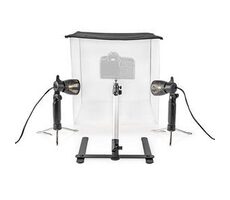 Nedis Portable Photo Studio Czarne / 400 lm / Składane / Tło w zestawie / Torba transportowa w zestawie