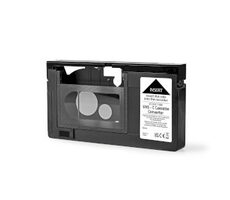Konwerter Nedis VHS czarny / Konwersja: VHS-C na VHS / Plug and play 