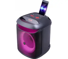 Defender BOOMER 45 czarny / głośnik bezprzewodowy / 45W / Bluetooth 5.1 / RGB / microSD / USB-C 