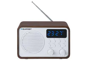Blaupunkt PP7BT biały / radio przenośne / FM / Bluetooth / AUX / USB / pilot / 4-5 godzin pracy