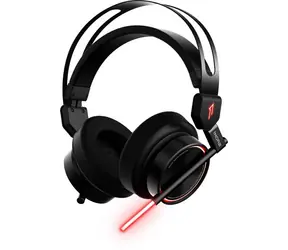 Bez opakowania - 1MORE Spearhead VR czarny / Słuchawki gamingowe z mikrofonem / 7.1 Nx / Podświetlenie RGB / USB-A / 1,3 m / bez opakowania