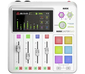 Rode RodeCaster Duo biały / Mikser cyfrowy / 3,5 mm / XLR / USB-C / Bluetooth / microSD