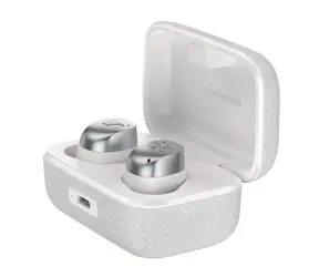 Sennheiser Momentum True Wireless 4 biało-srebrne / bezprzewodowe słuchawki douszne / mikrofon / USB-C / ANC