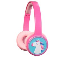 Denver BTH-106P różowe / Bezprzewodowe słuchawki dla dzieci z mikrofonem / Bluetooth 5.3