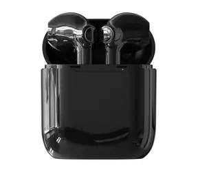 Denver TWE-39 czarne / słuchawki bezprzewodowe z mikrofonem / Bluetooth 5.0 / do 4,5 godzin / etui ładujące