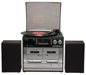 Denver MRD-166 / Mini system muzyczny / gramofon i odtwarzacz CD i kaset / FM / DAB