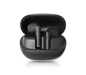 Niceboy Beans 4 czarne / Słuchawki bezprzewodowe z mikrofonem / Bluetooth 5.4 / IPX4 / etui ładujące 