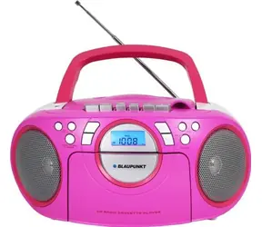 Radio Blaupunkt BB16PK różowe /przenośne/CD/USB/AUX/3,4W