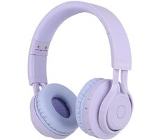 Sencor SEP FRIEZA Purple / Bezprzewodowe słuchawki dla dzieci / Bluetooth 5.3 / Gniazdo 3,5 mm / 400mAh / USB-C 