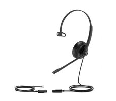 Yealink YHS34 Mono / Zestaw słuchawkowy mono / mikrofon / QD i RJ9 / do telefonów IP