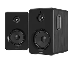Głośniki Majority D40, czarne, półkowe, 2.0, 60 W, Bluetooth, USB, gniazdo 3,5 mm