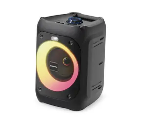 Majority Oakcastle PS100 czarny / Głośnik / 40 W / Bluetooth 5.0 / gniazdo 6,3 mm / USB / MP3