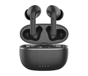 Rozpakowane - Forever TWE-210 Earp czarne / Słuchawki Bluetooth z mikrofonem / Bluetooth 5.3 / rozpakowane