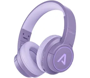 Lamax GlowKid1 fioletowe / bezprzewodowe słuchawki dla dzieci / USB-C / Bluetooth / jack 3,5 mm