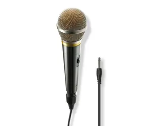 HAMA Vocal Pro szaro-srebrny / mikrofon dynamiczny / XLR / gniazdo 6,35 mm / metal