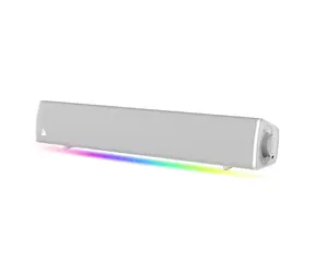 Soundbar Creative Labs GS3 biały / Soundbar / RGB / 24 W / Bluetooth 5.4 / USB-C / AUX