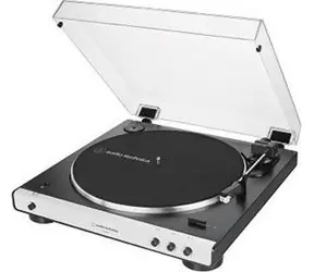 AUDIO TECHNICA AT-LP60XBTWH biały / Gramofon / Bluetooth / 33,3 i 45 obr./min / RCA / gniazdo 3,5 mm / przedwzmacniacz 