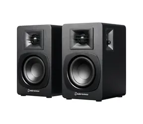 Audio-Technica AT-SP3X Głośniki półkowe czarne / 2.0 / 30W / Bluetooth / USB / RCA