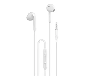 Słuchawki douszne przewodowe Dudao X3 białe / z mikrofonem / USB-C / 1,2 m