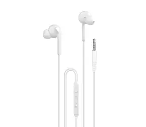 Słuchawki douszne przewodowe Dudao X3 białe / z mikrofonem / gniazdo 3,5 mm 
