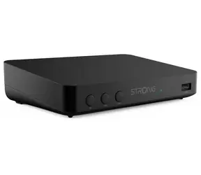 Strong SRT 8208 czarny / Tuner cyfrowy DVB-T/T2 / FHD / USB / HDMI / SCART / RCA