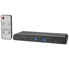 Konwerter/przełącznik HDMI Nedis VEXT3480AT 2x HDMI na analogowe audio + cyfrowe audio Toslink
