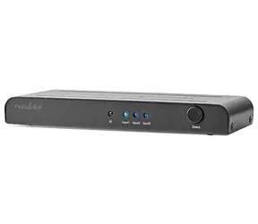 Przełącznik HDMI Nedis VSWI3473AT 3 wejścia na 1 wyjście / 4K2K@60Hz / HDCP 2.2, pilot zdalnego sterowania