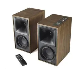 Klipsch The Fives - Walnut (1 para) / Głośniki aktywne / 160 W / HDMI | optyczne | RCA | 3,5 mm | USB | BT / 109 dB