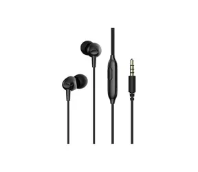 Havit E48P czarne / słuchawki douszne z mikrofonem / gniazdo 3,5 mm