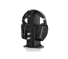 Rozpakowany - Sennheiser RS 195-U czarny / zestaw słuchawkowy bezprzewodowy / RF + 3,5 mm / rozpakowany