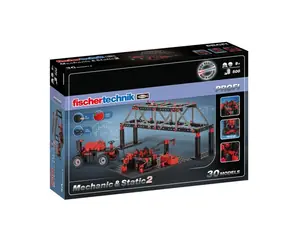 Fischertechnik Profi 536622 Mechanic + Static 2 / Modele konstrukcyjne / od 9 lat / 30 modeli / 500 części
