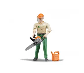 Bruder 60030 Figurka pracownika leśnego / Rozmiar 10,7 cm / od 4 lat