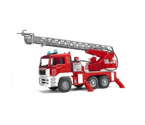 Bruder 02771 Samochód ciężarowy MAN z drabiną strażacką i syreną / 1:16 / od 4 lat
