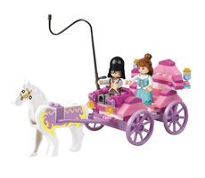 Sluban Girls Dream Princess M38-B0239 Powóz księżniczki / Lego - kompatybilne / Liczba figurek|elementów: 2|99 / od 6 lat