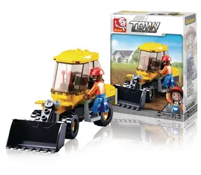Sluban Town Builders M38-B0377B Mała ładowarka / Lego - kompatybilne / Liczba figurek|elementów: 1|132 / od 6 lat